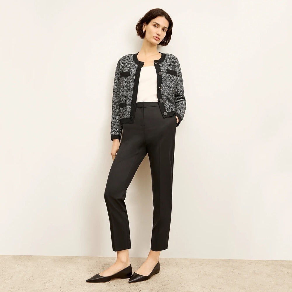 MM Lafleur wool Mejia Black Ankle slim Pants size 0